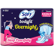 SOFY BODYFIT OVERNIGHT XXXL+ 3 PADS